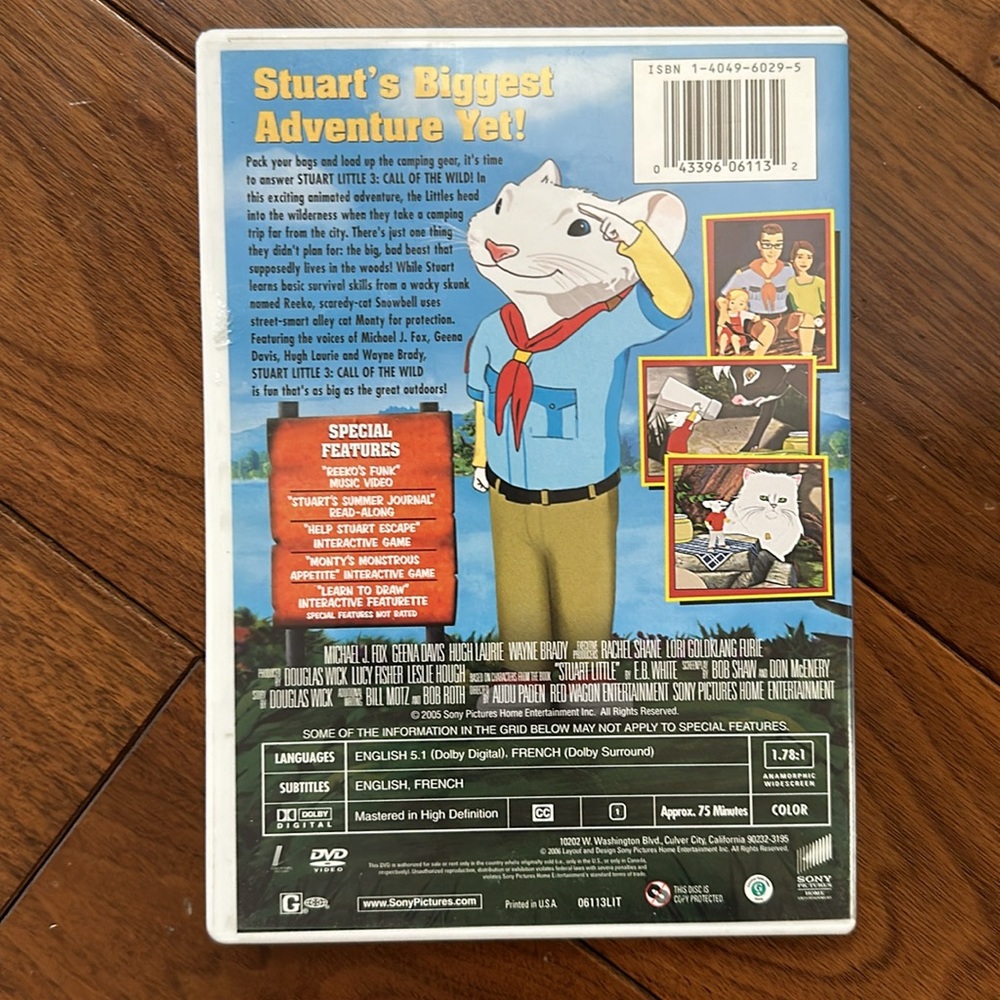 Stuart Little 3 DVD - Picture 2 of 3